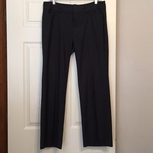 Gap dark gray pinstripe dress pants sz 10 average